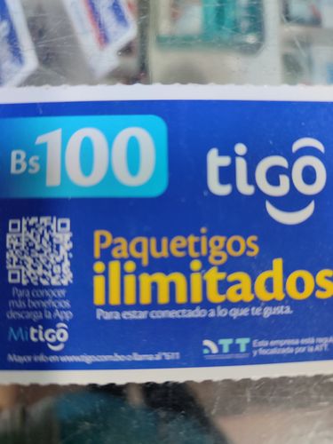 Tigo 100Bs